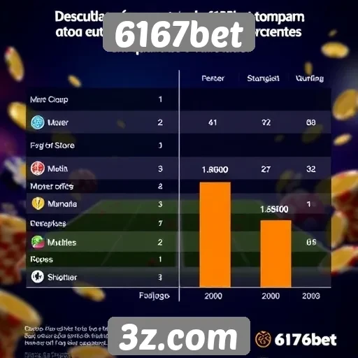 Comparativo entre jogos disponíveis no 6167bet e concorrentes